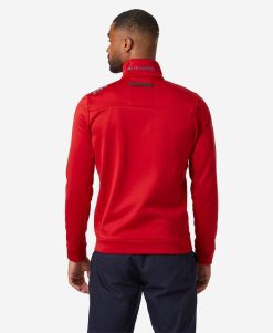 Sailing Jackets | Men Helly Hansen Crew Fleece Jacket, Red 162 Red