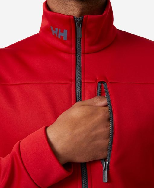 Sailing Jackets | Men Helly Hansen Crew Fleece Jacket, Red 162 Red