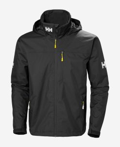 Sailing Jackets | Men Helly Hansen Crew Hooded Jacket, Black