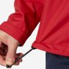 Rain Jackets | Men Helly Hansen Crew Hooded Jacket, Red