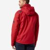 Rain Jackets | Men Helly Hansen Crew Hooded Jacket, Red