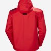 Rain Jackets | Men Helly Hansen Crew Hooded Jacket, Red