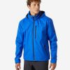 Rain Jackets | Men Helly Hansen Crew Hooded Jacket, Cobalt 543 Cobalt