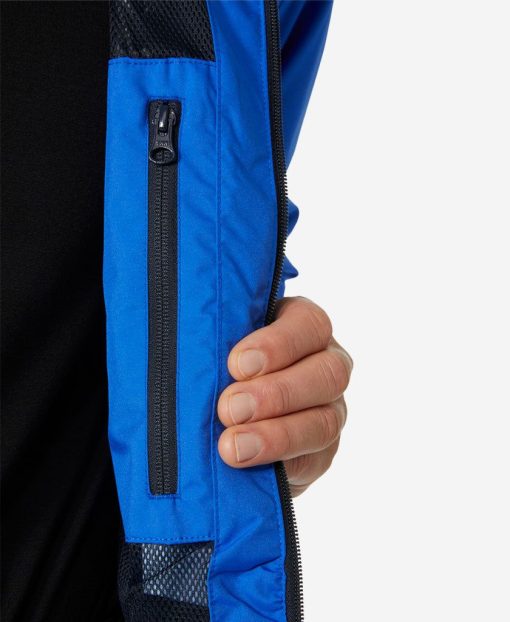 Rain Jackets | Men Helly Hansen Crew Hooded Jacket, Cobalt 543 Cobalt