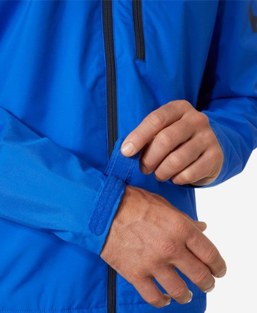 Rain Jackets | Men Helly Hansen Crew Hooded Jacket, Cobalt 543 Cobalt