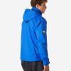 Rain Jackets | Men Helly Hansen Crew Hooded Jacket, Cobalt 543 Cobalt