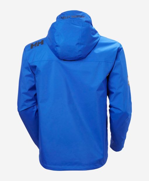 Rain Jackets | Men Helly Hansen Crew Hooded Jacket, Cobalt 543 Cobalt