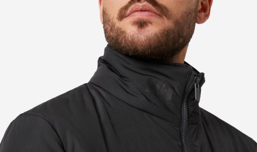 Sailing Jackets | Men Helly Hansen Crew Insulator Jacket 2.0, Ebony 980 Ebony