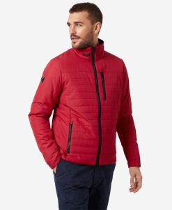 Sailing Jackets | Men Helly Hansen Crew Insulator Jacket 2.0, Red 162 Red