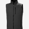 Insulated Midlayer Jackets | Men Helly Hansen Crew Insulator Vest 2.0, Ebony 980 Ebony