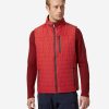 Insulated Midlayer Jackets | Men Helly Hansen Crew Insulator Vest 2.0, Red 162 Red