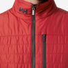 Insulated Midlayer Jackets | Men Helly Hansen Crew Insulator Vest 2.0, Red 162 Red