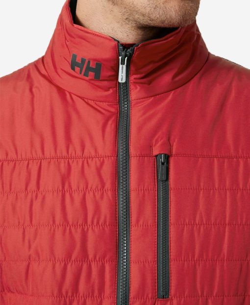 Insulated Midlayer Jackets | Men Helly Hansen Crew Insulator Vest 2.0, Red 162 Red