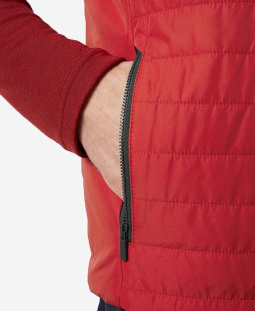 Insulated Midlayer Jackets | Men Helly Hansen Crew Insulator Vest 2.0, Red 162 Red