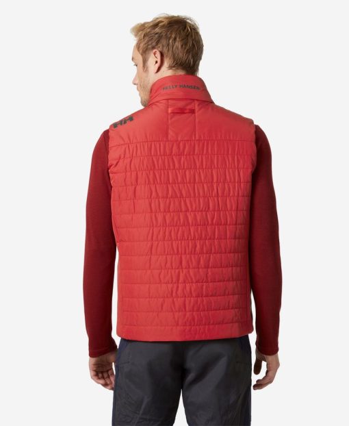 Insulated Midlayer Jackets | Men Helly Hansen Crew Insulator Vest 2.0, Red 162 Red