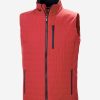 Insulated Midlayer Jackets | Men Helly Hansen Crew Insulator Vest 2.0, Red 162 Red