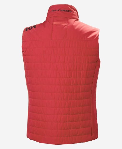 Insulated Midlayer Jackets | Men Helly Hansen Crew Insulator Vest 2.0, Red 162 Red