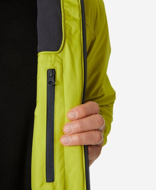 Sailing Jackets | Men Helly Hansen Crew Midlayer Jacket, Bright Moss 452 Bright Moss