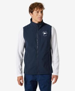 Vests | Men Helly Hansen Cyca Softshell Vest, Navy 597 Navy