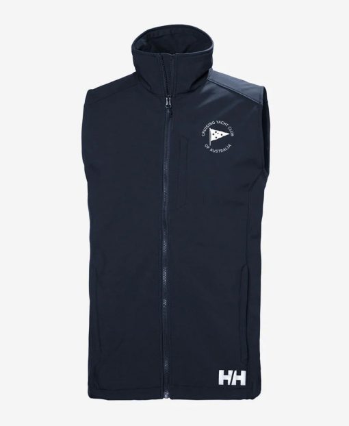 Vests | Men Helly Hansen Cyca Softshell Vest, Navy 597 Navy