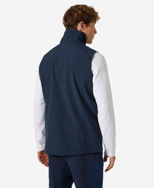 Vests | Men Helly Hansen Cyca Softshell Vest, Navy 597 Navy