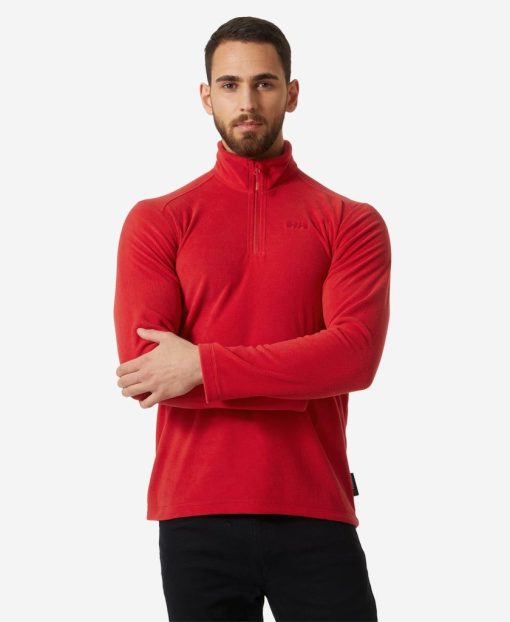 Fleece | Men Helly Hansen Daybreaker 1/2 Zip Fleece, 163 Red