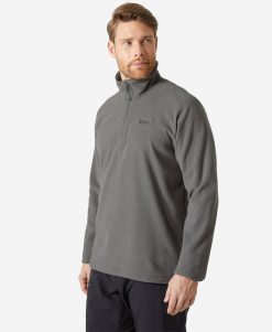 Fleece | Men Helly Hansen Daybreaker 1/2 Zip Fleece, 876 Concrete