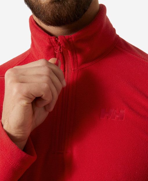 Fleece | Men Helly Hansen Daybreaker 1/2 Zip Fleece, 163 Red