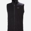 Insulated Midlayer Jackets | Men Helly Hansen Daybreaker Fleece Vest, Black 990 Black