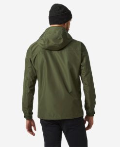 Rain Jackets | Men Helly Hansen Dubliner Jacket, Utility Green 431 Utility Greeen