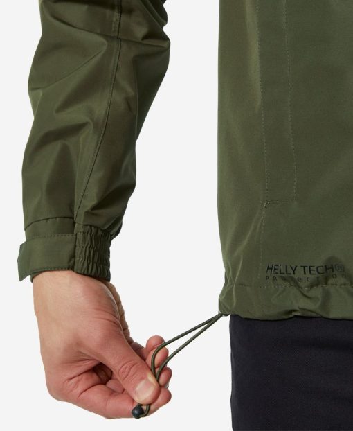 Rain Jackets | Men Helly Hansen Dubliner Jacket, Utility Green 431 Utility Greeen