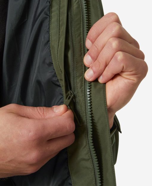 Rain Jackets | Men Helly Hansen Dubliner Jacket, Utility Green 431 Utility Greeen