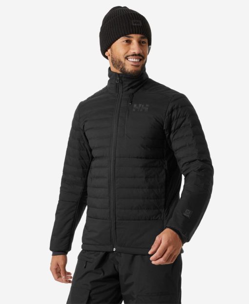 Outdoor & Hiking Jackets | Men Helly Hansen Elevation Lifaloft Down Jacket, Black 990 Black