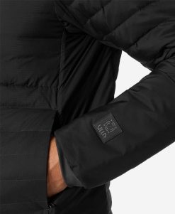 Outdoor & Hiking Jackets | Men Helly Hansen Elevation Lifaloft Down Jacket, Black 990 Black