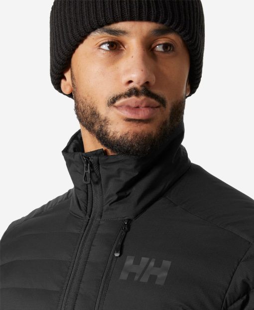 Outdoor & Hiking Jackets | Men Helly Hansen Elevation Lifaloft Down Jacket, Black 990 Black