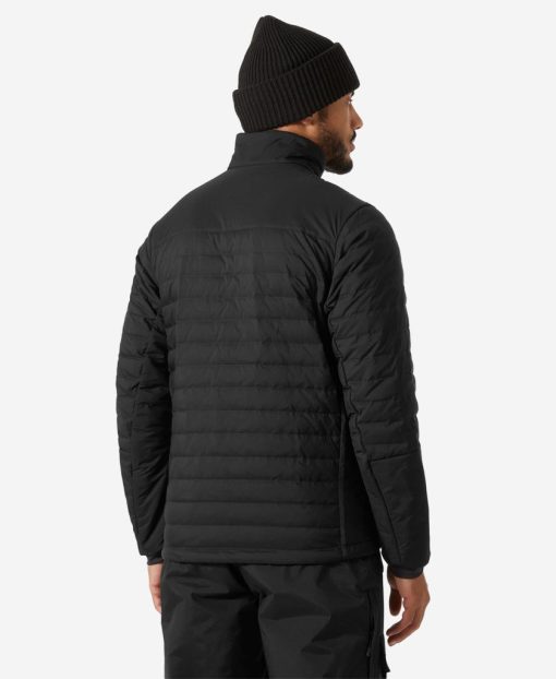 Outdoor & Hiking Jackets | Men Helly Hansen Elevation Lifaloft Down Jacket, Black 990 Black