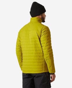 Outdoor & Hiking Jackets | Men Helly Hansen Elevation Lifaloft Down Jacket, Bright Moss 452 Bright Moss