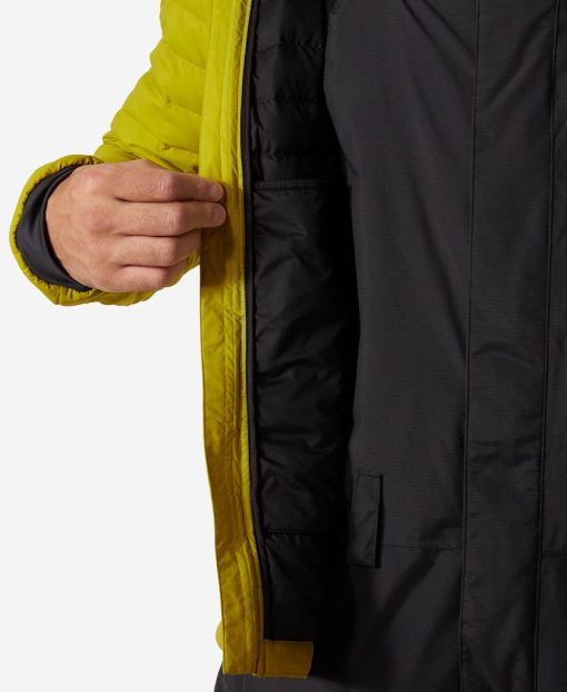 Outdoor & Hiking Jackets | Men Helly Hansen Elevation Lifaloft Down Jacket, Bright Moss 452 Bright Moss