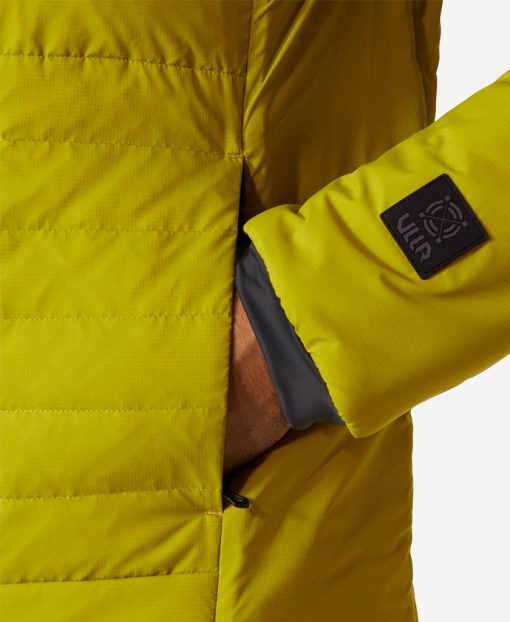 Outdoor & Hiking Jackets | Men Helly Hansen Elevation Lifaloft Down Jacket, Bright Moss 452 Bright Moss