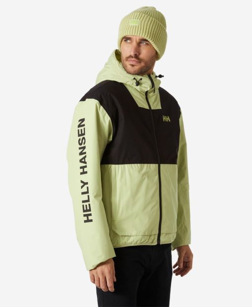 Outdoor & Hiking Jackets | Men Helly Hansen Ervik Ins Rain Jacket, Iced Matcha 498 Iced Matcha