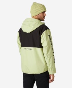 Outdoor & Hiking Jackets | Men Helly Hansen Ervik Ins Rain Jacket, Iced Matcha 498 Iced Matcha