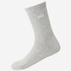 Socks | Men Helly Hansen Everyday Cotton Sock 3Pk, Grey Melange 949 Grey Melange