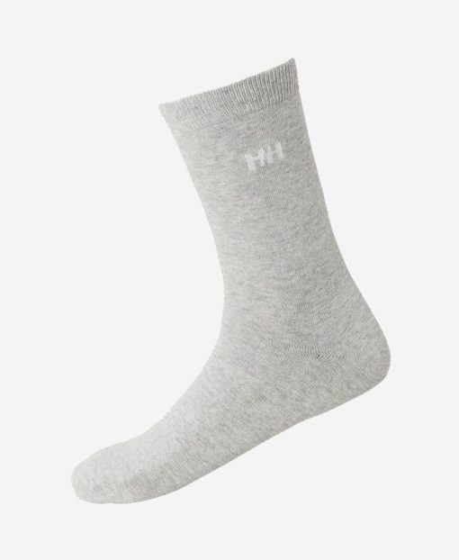 Socks | Men Helly Hansen Everyday Cotton Sock 3Pk, Grey Melange 949 Grey Melange