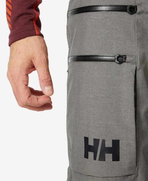 Snow Pants & Bibs | Men Helly Hansen Garibaldi 2.0 Pant, Concrete 876 Concrete