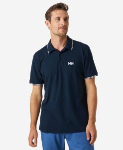 Polos | Men Helly Hansen Genova Polo, Navy 597 Navy