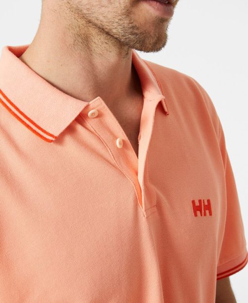 Polos | Men Helly Hansen Genova Polo, Rose Quartz 058 Rose Quartz