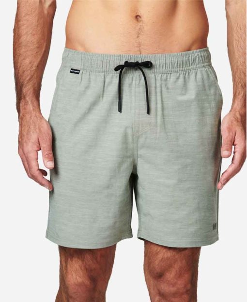 Sailing Shorts | Men Helly Hansen Heather Volly 18 Inch Boardshort, Utility Green 431 Utility Green