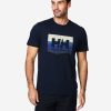 T-Shirts | Men Helly Hansen Hh Box Fill T-Shirt, Navy 598 Navy