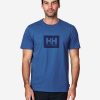 T-Shirts | Men Helly Hansen Hh Box T-Shirt, Azurite 636 Azurite