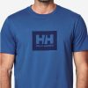 T-Shirts | Men Helly Hansen Hh Box T-Shirt, Azurite 636 Azurite